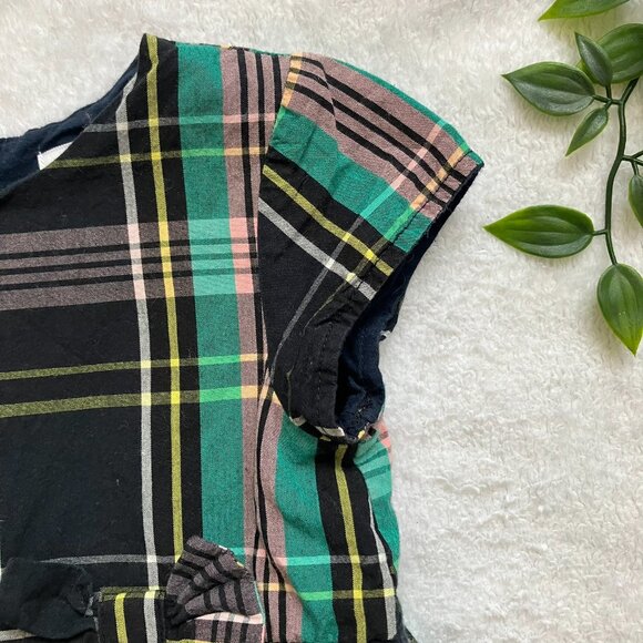 Joe Fresh 12-18M Plaid Pleated Dress 100% Cotton EUC Baby Girl - Picture 4 of 15
